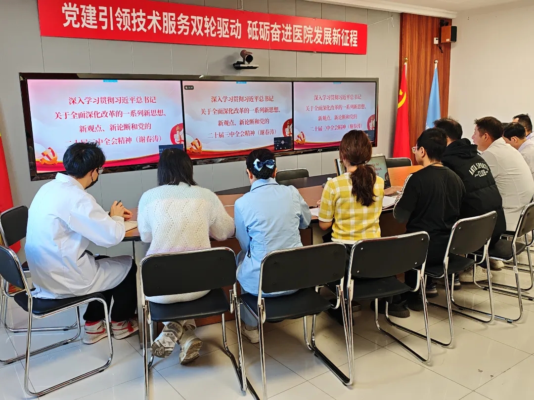 深入学习贯彻二十届三中全会精神，医院支部委员会举办主题党日活动